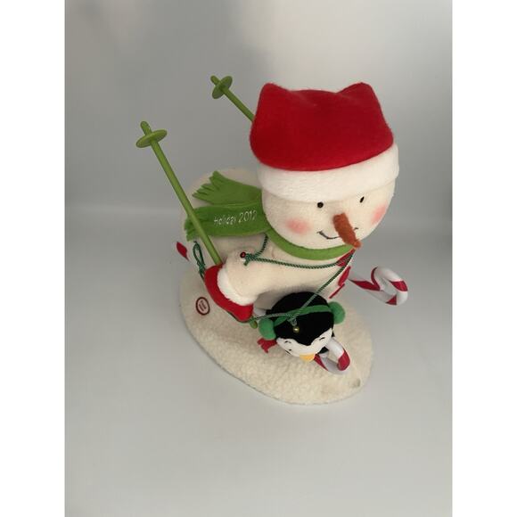 2012 Hallmark Jingle Pals Swooshin Duo Animated Snowman With Music Christmas - Picture 13 of 16